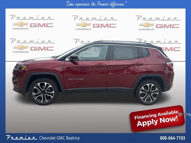 used 2022 Jeep Compass car, priced at $23,987