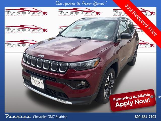 used 2022 Jeep Compass car, priced at $23,987