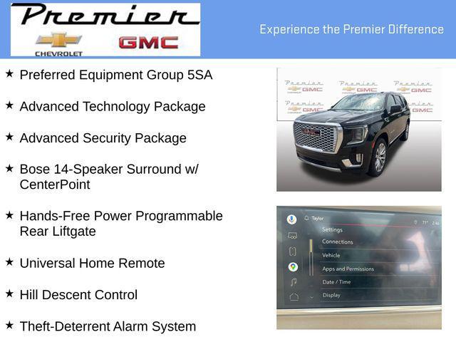 used 2022 GMC Yukon car, priced at $54,354
