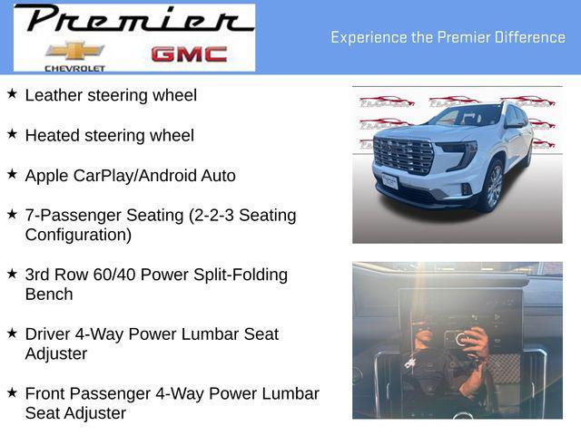 new 2025 GMC Acadia car, priced at $64,565