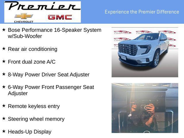 new 2025 GMC Acadia car, priced at $64,565