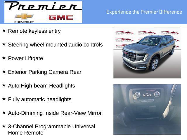 new 2025 GMC Acadia car, priced at $47,425