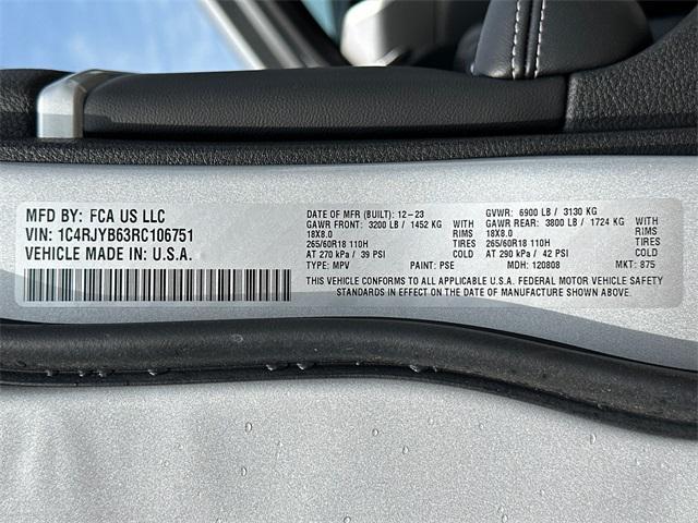 new 2024 Jeep Grand Cherokee 4xe car, priced at $62,880