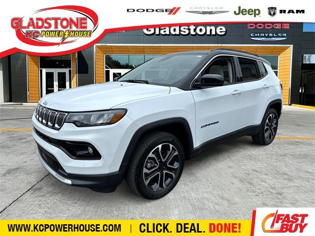 used 2022 Jeep Compass car, priced at $27,520