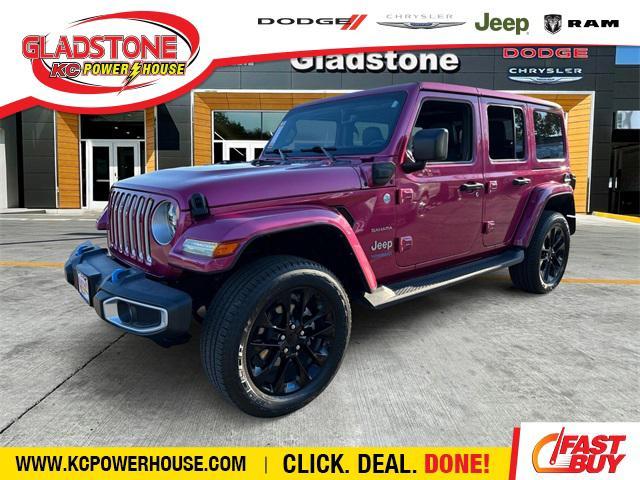 used 2022 Jeep Wrangler Unlimited 4xe car, priced at $34,369