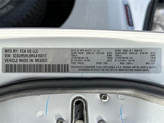 new 2024 Ram 2500 car, priced at $68,765
