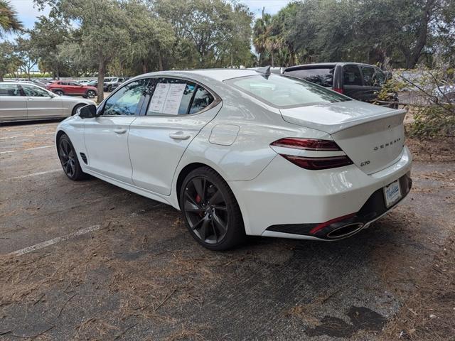 new 2023 Genesis G70 car, priced at $52,811