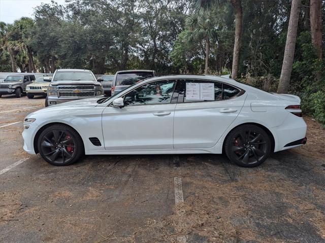 new 2023 Genesis G70 car, priced at $52,811