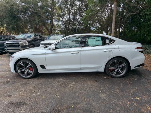 new 2025 Genesis G70 car, priced at $47,030