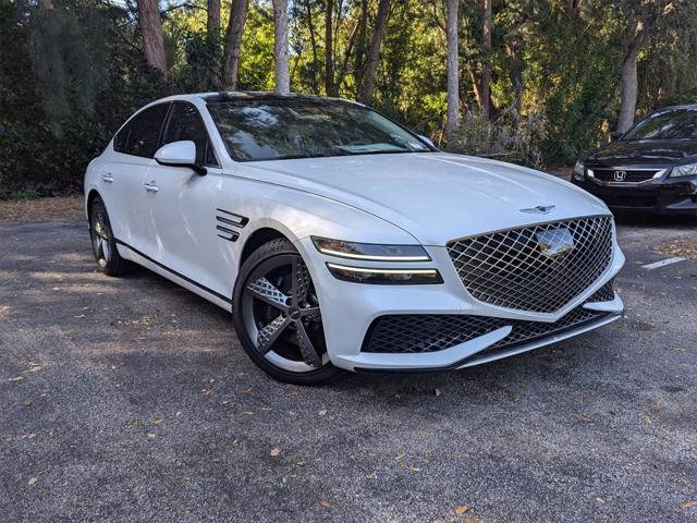 new 2024 Genesis G80 car, priced at $72,701