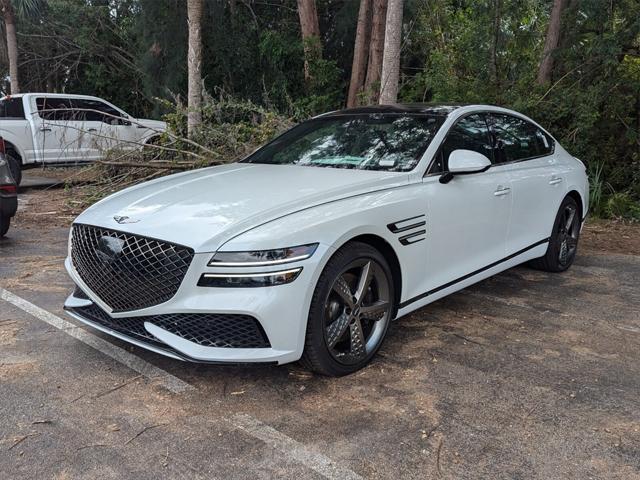 new 2024 Genesis G80 car, priced at $73,015