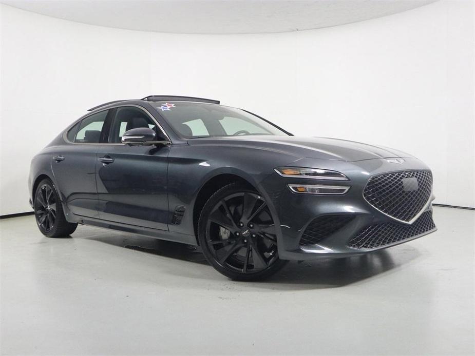 new 2023 Genesis G70 car, priced at $52,421