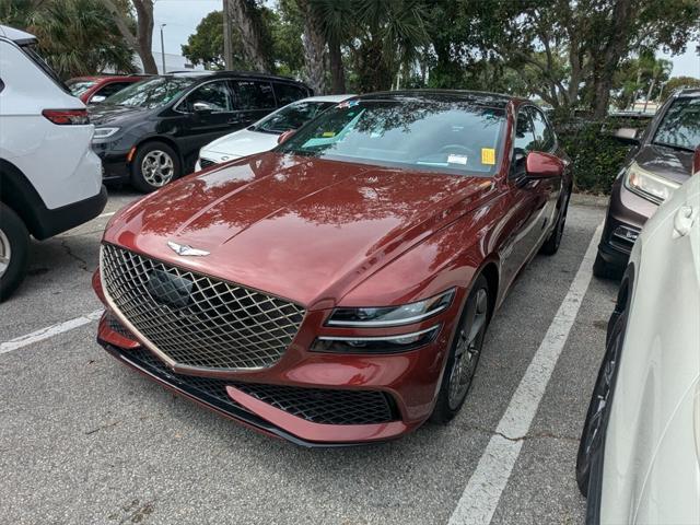 new 2024 Genesis G80 car, priced at $72,495