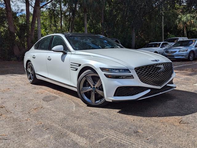 new 2024 Genesis G80 car, priced at $74,015