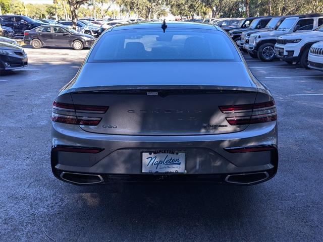 new 2025 Genesis G80 car, priced at $71,880