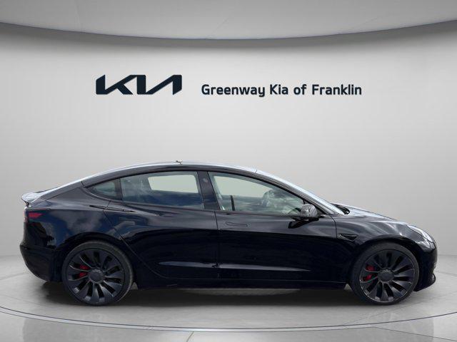 used 2022 Tesla Model 3 car, priced at $30,500