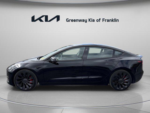 used 2022 Tesla Model 3 car, priced at $30,500