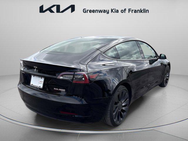 used 2022 Tesla Model 3 car, priced at $30,500