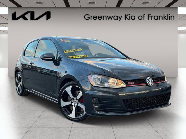 used 2016 Volkswagen Golf GTI car, priced at $16,596