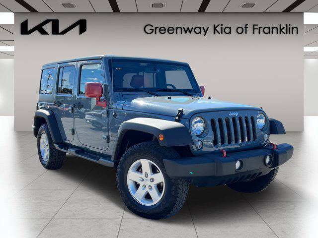 used 2015 Jeep Wrangler Unlimited car, priced at $17,794