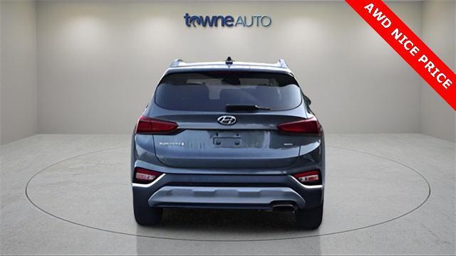 used 2020 Hyundai Santa Fe car, priced at $17,449