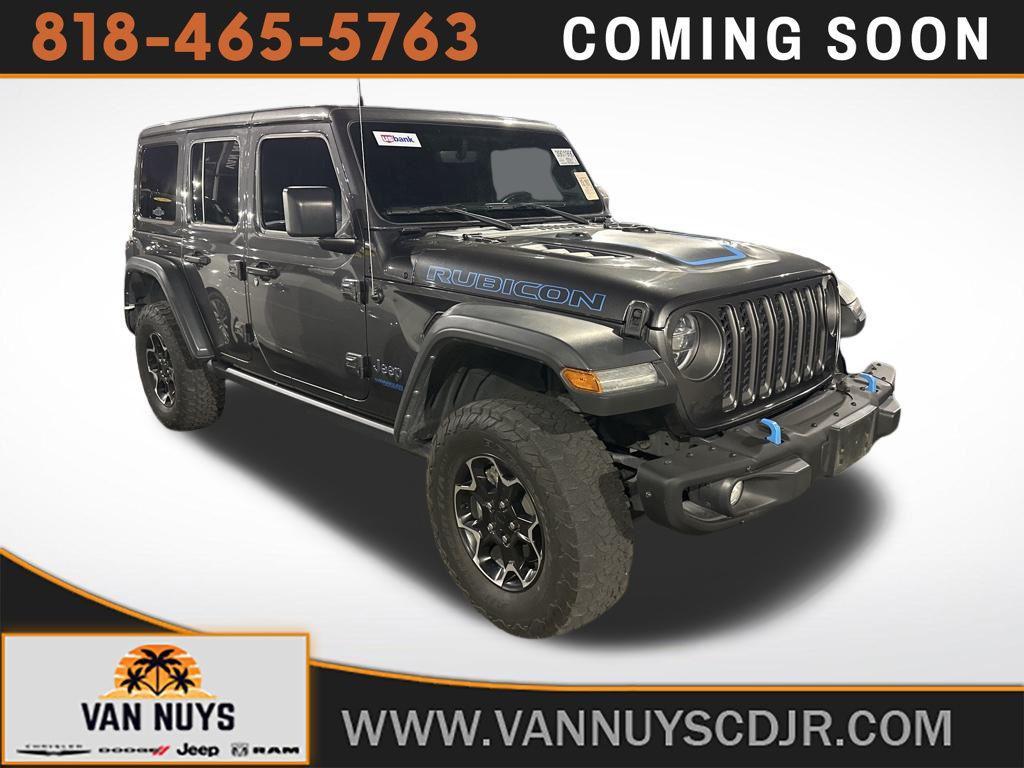 used 2022 Jeep Wrangler Unlimited 4xe car, priced at $37,000