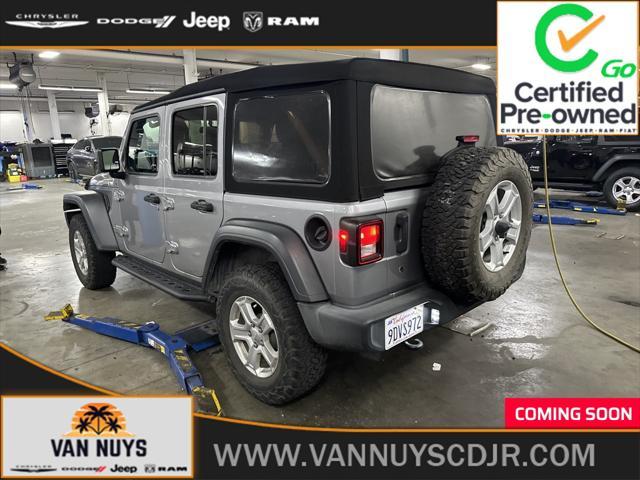 used 2020 Jeep Wrangler Unlimited car, priced at $30,500