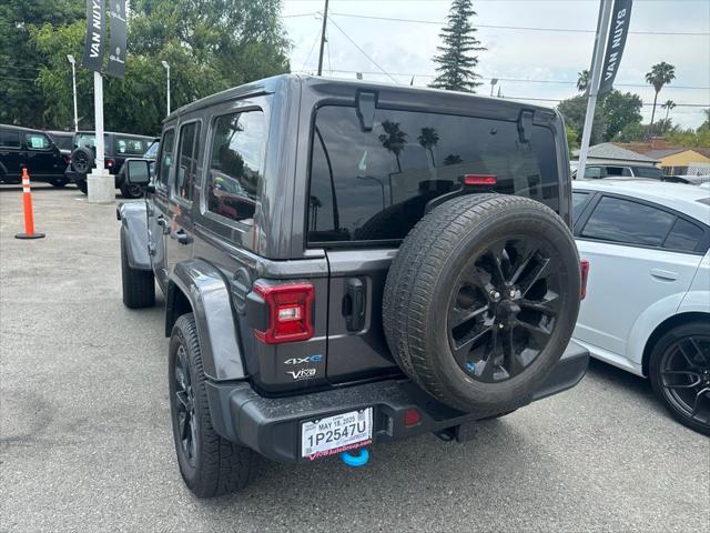 used 2022 Jeep Wrangler Unlimited 4xe car, priced at $34,750