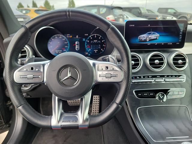 used 2021 Mercedes-Benz AMG C 43 car, priced at $44,750