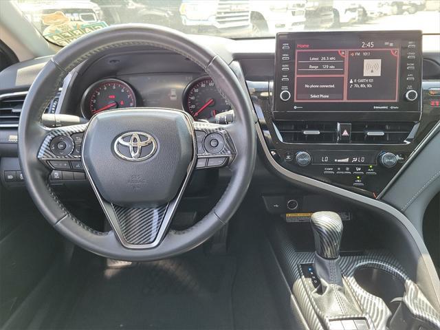 used 2021 Toyota Camry car, priced at $28,500