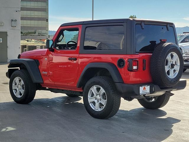 used 2021 Jeep Wrangler car, priced at $26,500