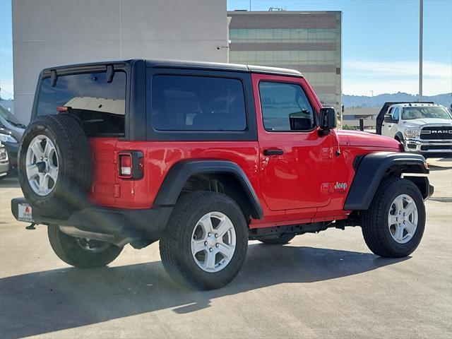 used 2021 Jeep Wrangler car, priced at $26,500