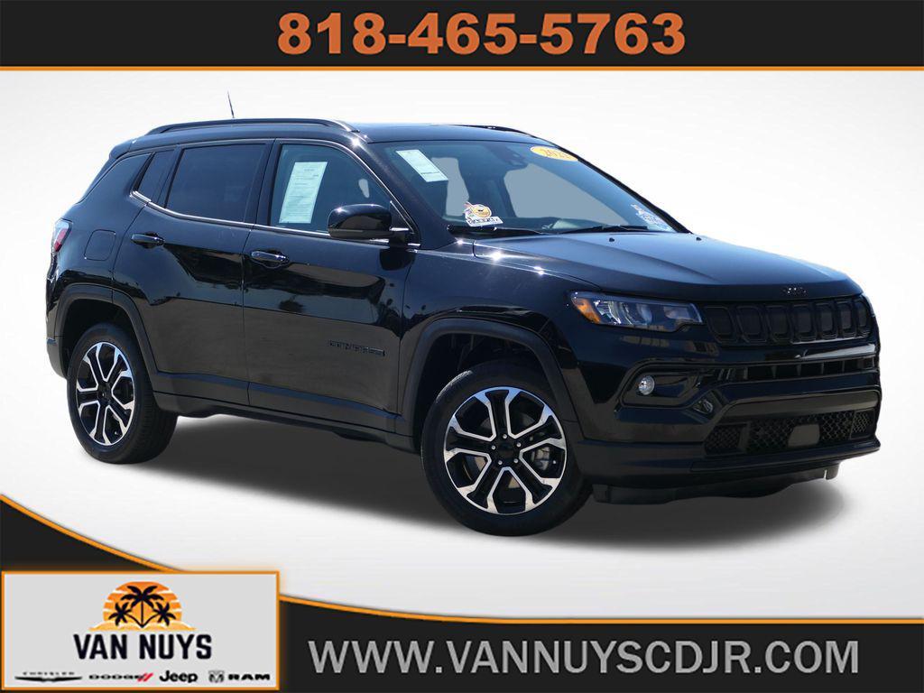 used 2022 Jeep Compass car, priced at $21,750