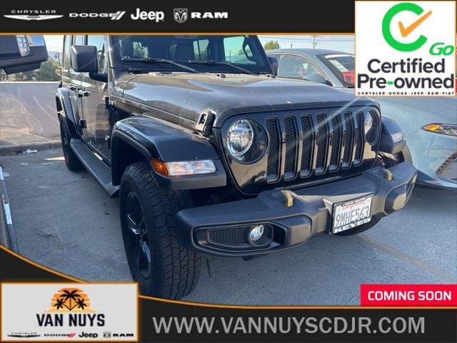 used 2020 Jeep Wrangler Unlimited car, priced at $36,000