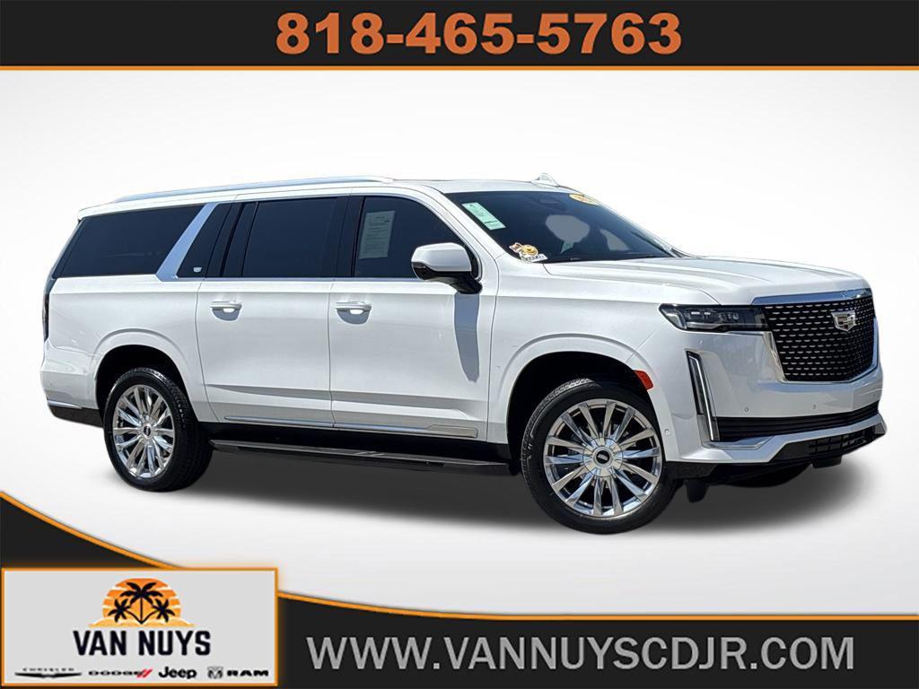 used 2024 Cadillac Escalade ESV car, priced at $84,500