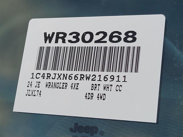 new 2024 Jeep Wrangler 4xe car, priced at $46,820