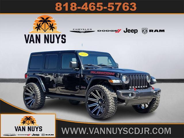 used 2021 Jeep Wrangler Unlimited car, priced at $46,500