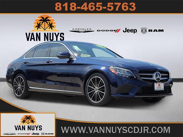 used 2021 Mercedes-Benz C-Class car, priced at $28,000