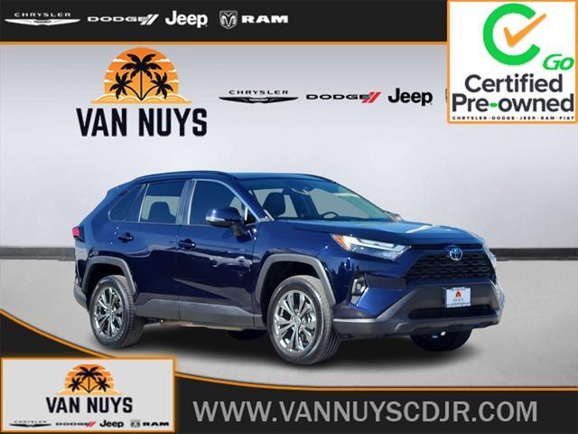 used 2022 Toyota RAV4 Hybrid car, priced at $33,500