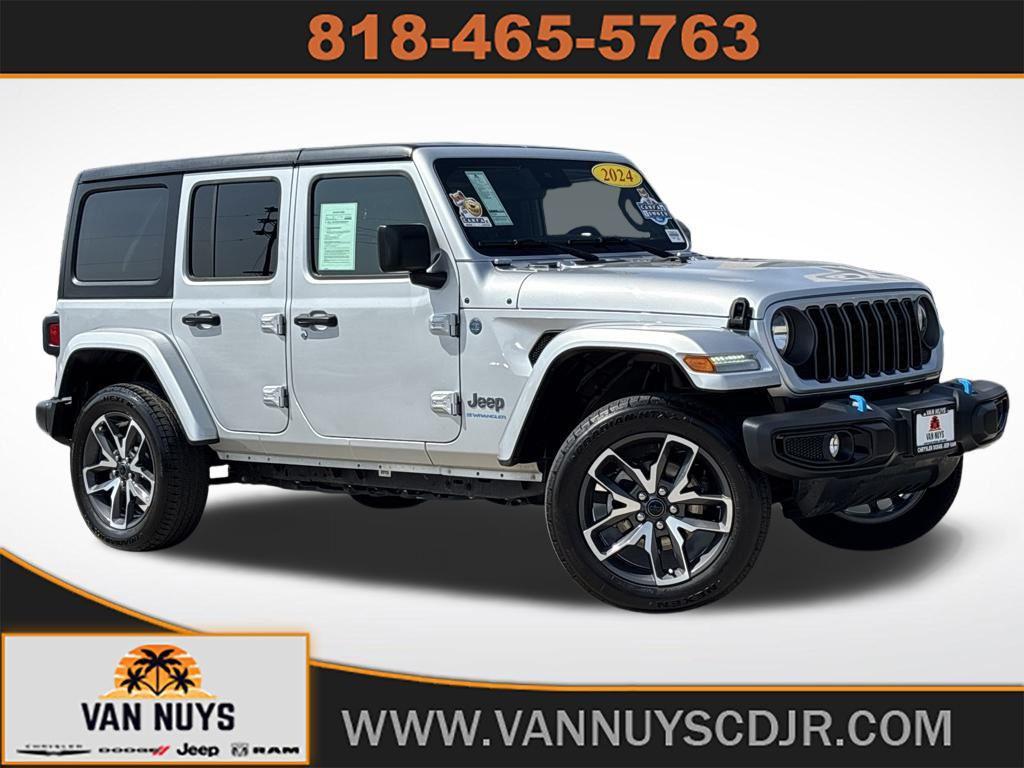 used 2024 Jeep Wrangler 4xe car, priced at $34,000