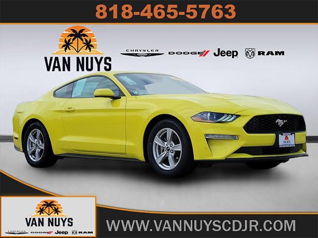 used 2021 Ford Mustang car, priced at $22,500