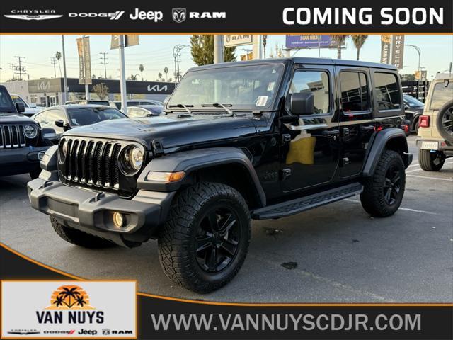 used 2020 Jeep Wrangler Unlimited car, priced at $29,500