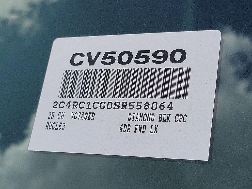 new 2025 Chrysler Voyager car, priced at $33,604