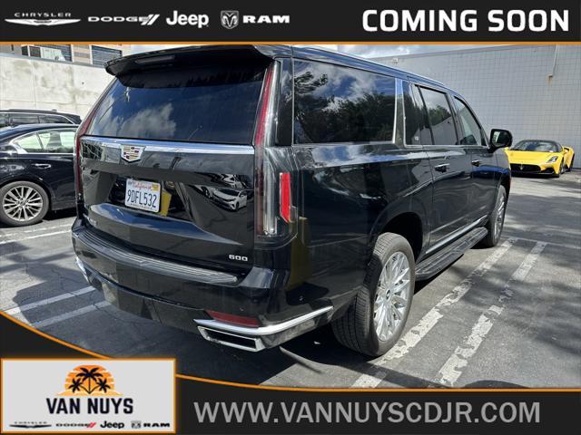 used 2023 Cadillac Escalade ESV car, priced at $77,000