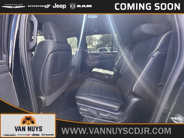 used 2023 Cadillac Escalade ESV car, priced at $77,000