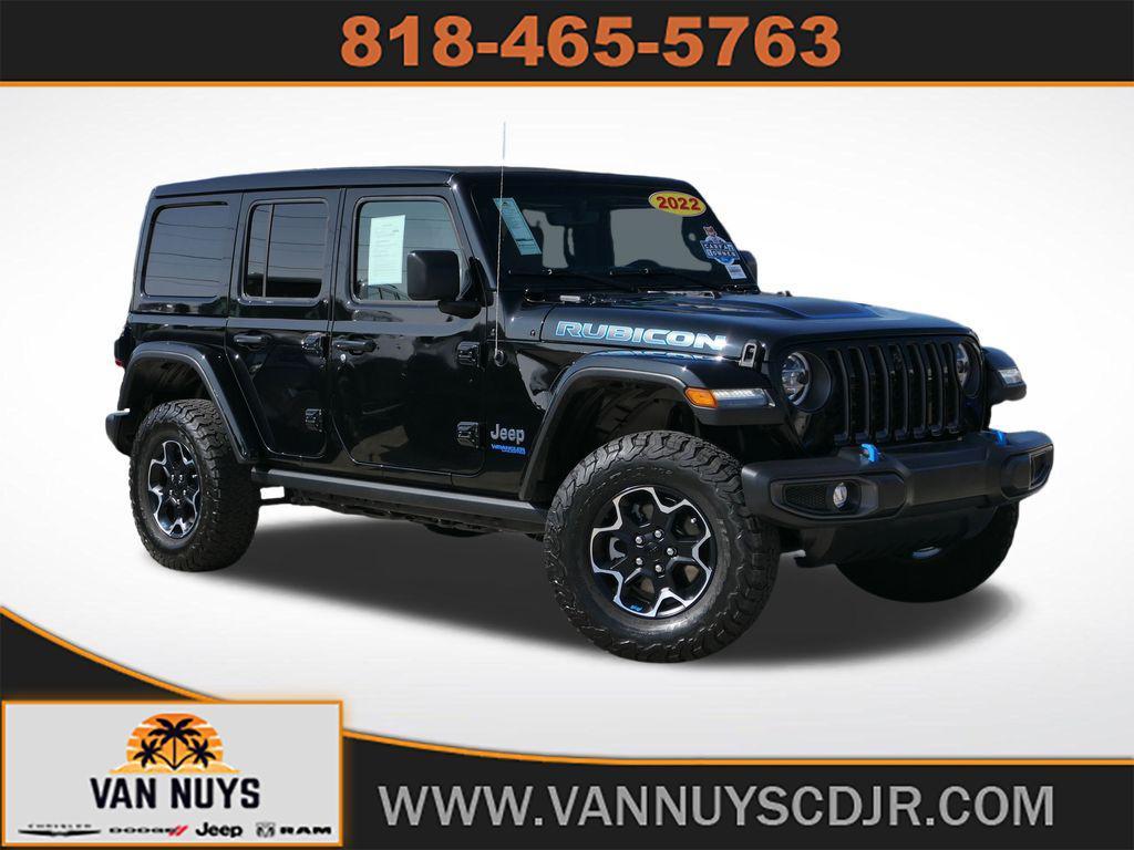 used 2022 Jeep Wrangler Unlimited 4xe car, priced at $36,750
