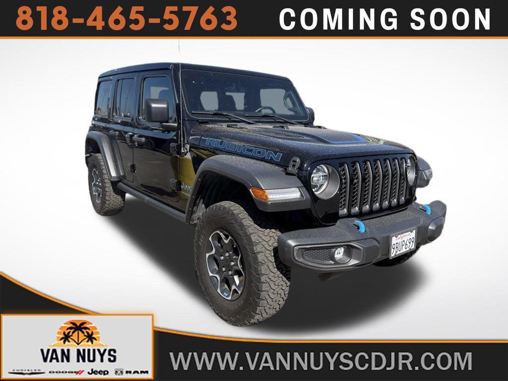 used 2022 Jeep Wrangler Unlimited 4xe car, priced at $38,000