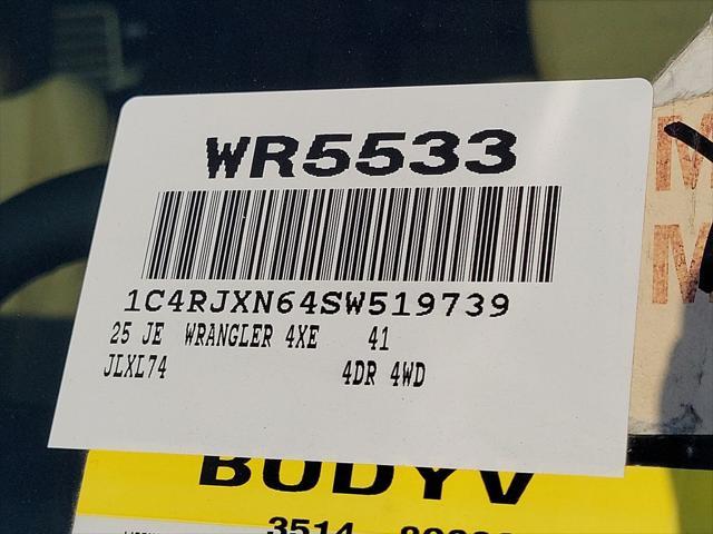 new 2025 Jeep Wrangler 4xe car, priced at $59,587