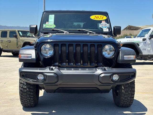 used 2021 Jeep Wrangler Unlimited car, priced at $31,500