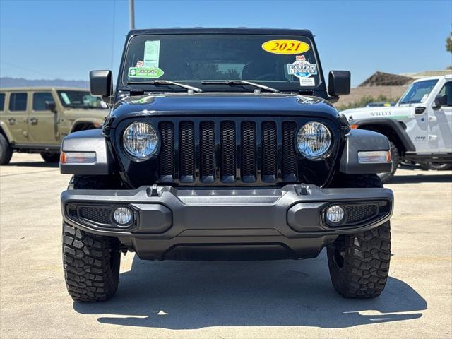 used 2021 Jeep Wrangler Unlimited car, priced at $31,500